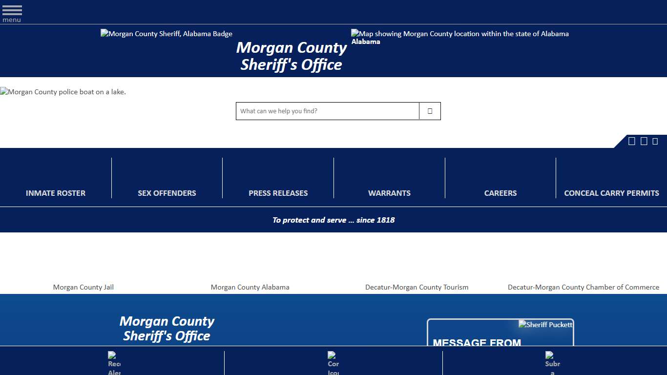 Morgan County Sheriff, Alabama